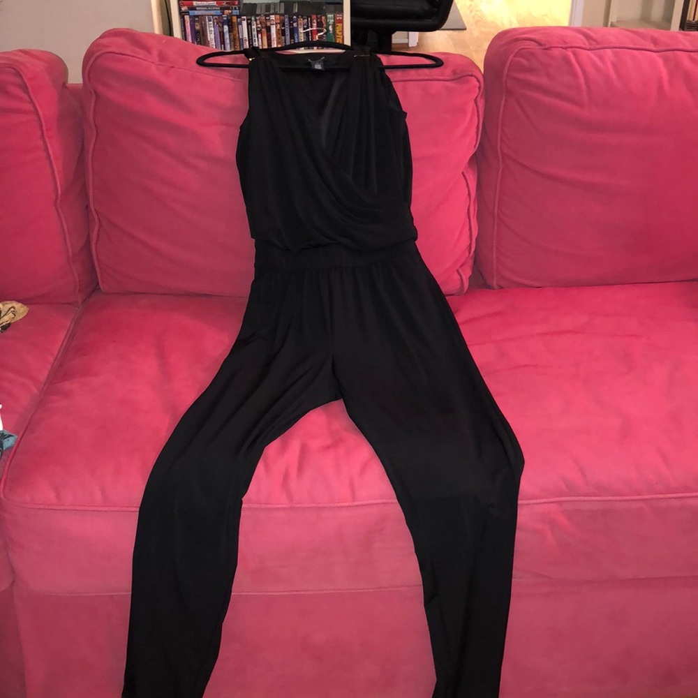 WHBM black jumpsuit